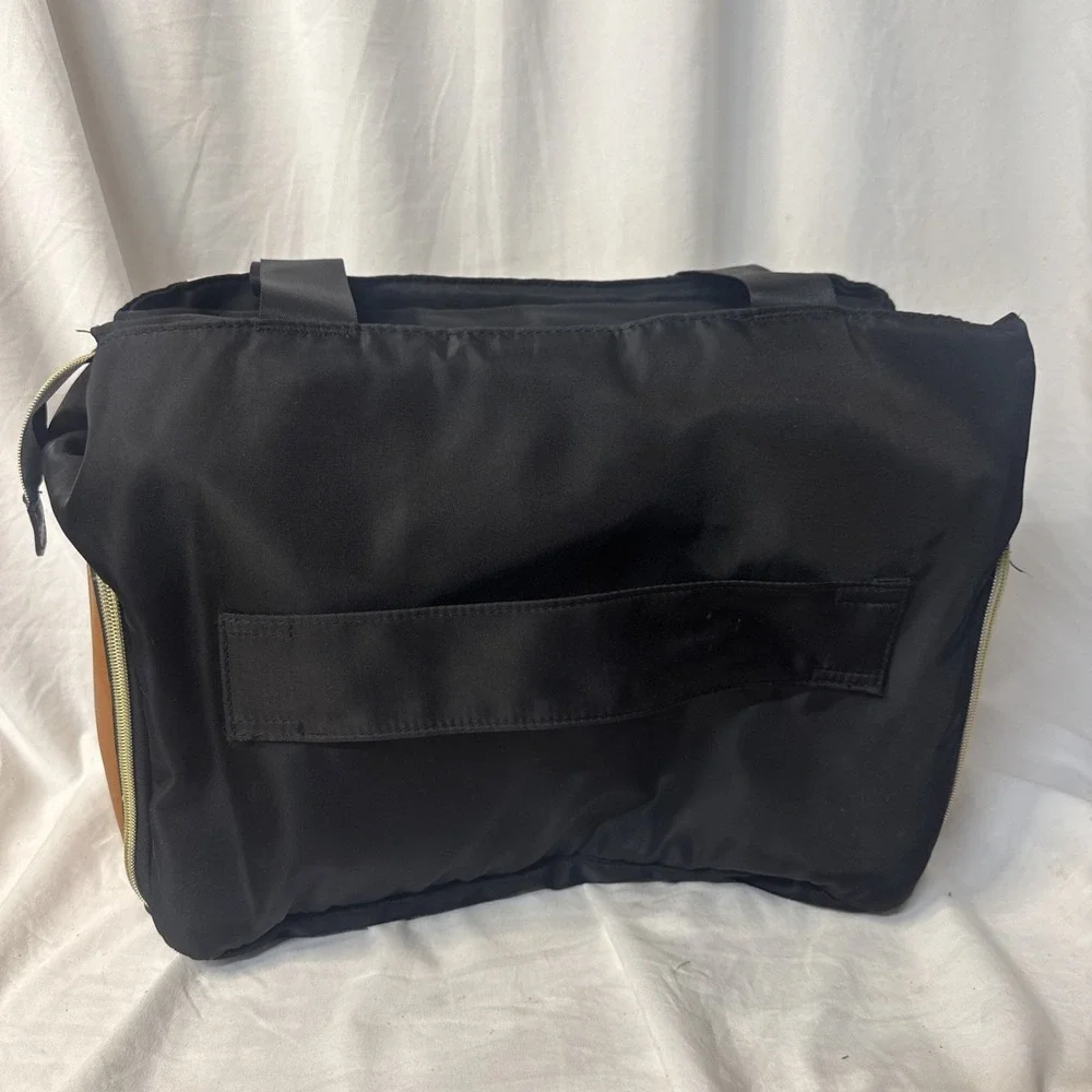 Mommore Baby Bottle Diaper Large Travel Stroller Bag Unisex Black Brown Classic